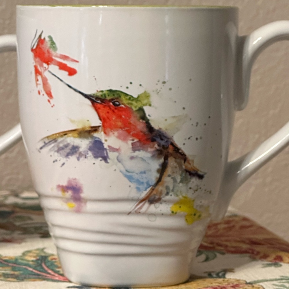 4 Dean Crouser coffee mugs. Set of 4